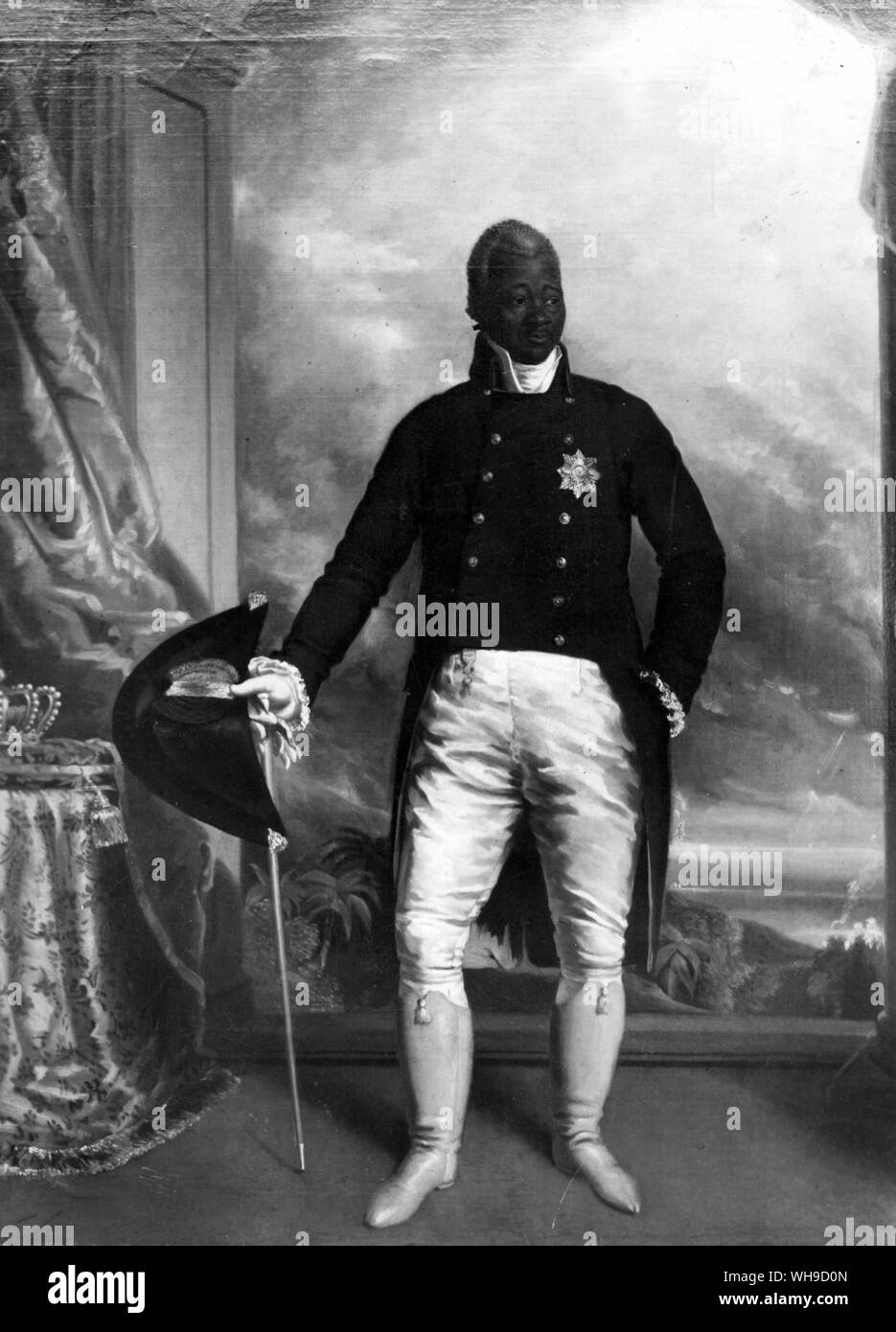 Henri Christophe (1767-1820). West Indian slave, uno dei leader della rivolta contro i Francesi nel 1791. Egli è stato proclamato re di Haiti nel 1811. Foto Stock