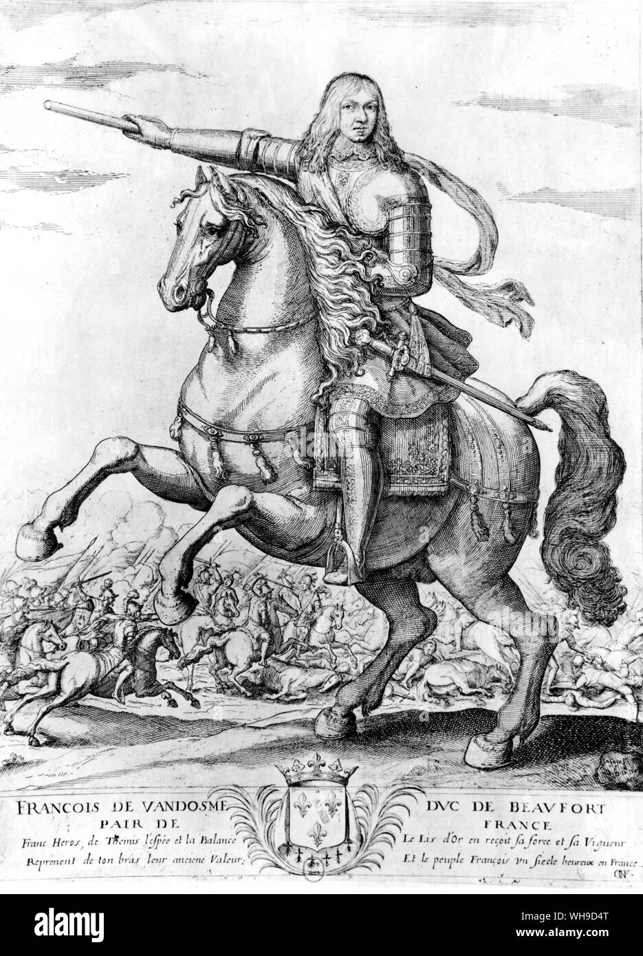 Francois, Duc de Beaufort, 1616-1669 Foto Stock