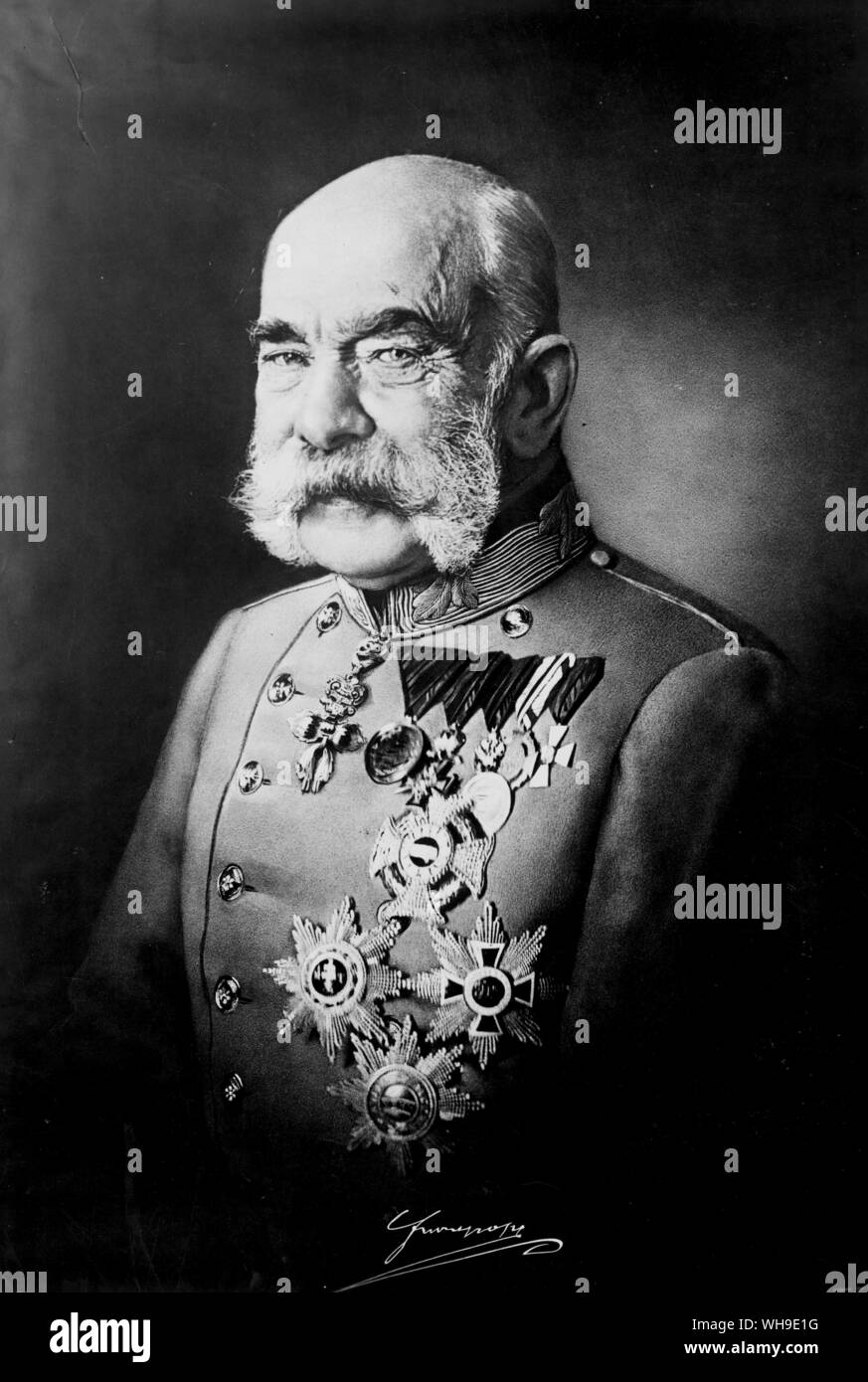 Franz Josef, austriaco Kaiser, 1916. Foto Stock