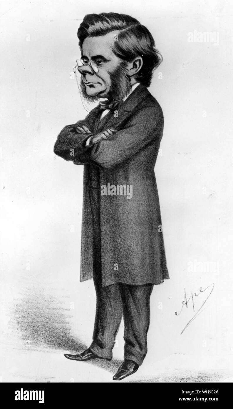 Thomas Henry Huxley (1825-1895), inglese scienziato e umanista. Foto Stock
