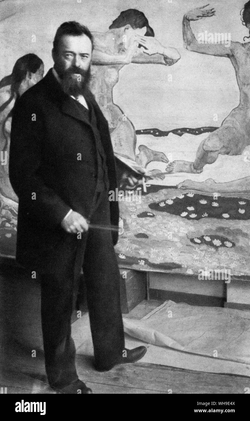 Ferdinand Hodler (1853-1918), artista svizzero. Foto Stock