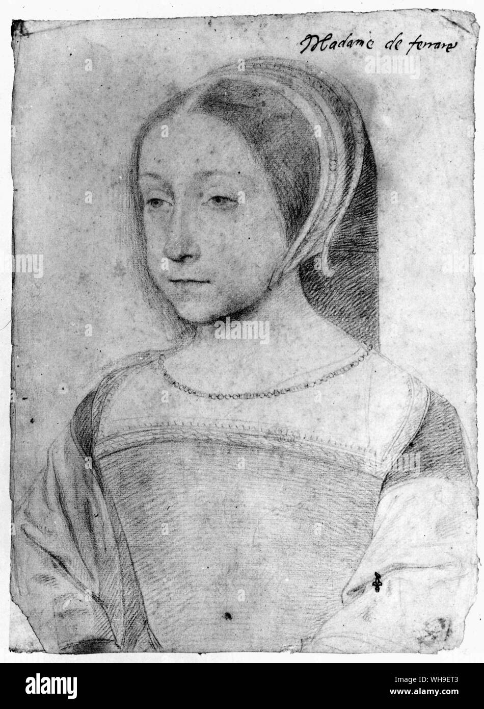 Madame de Farrare, figlia di Luigi XII. Foto Stock