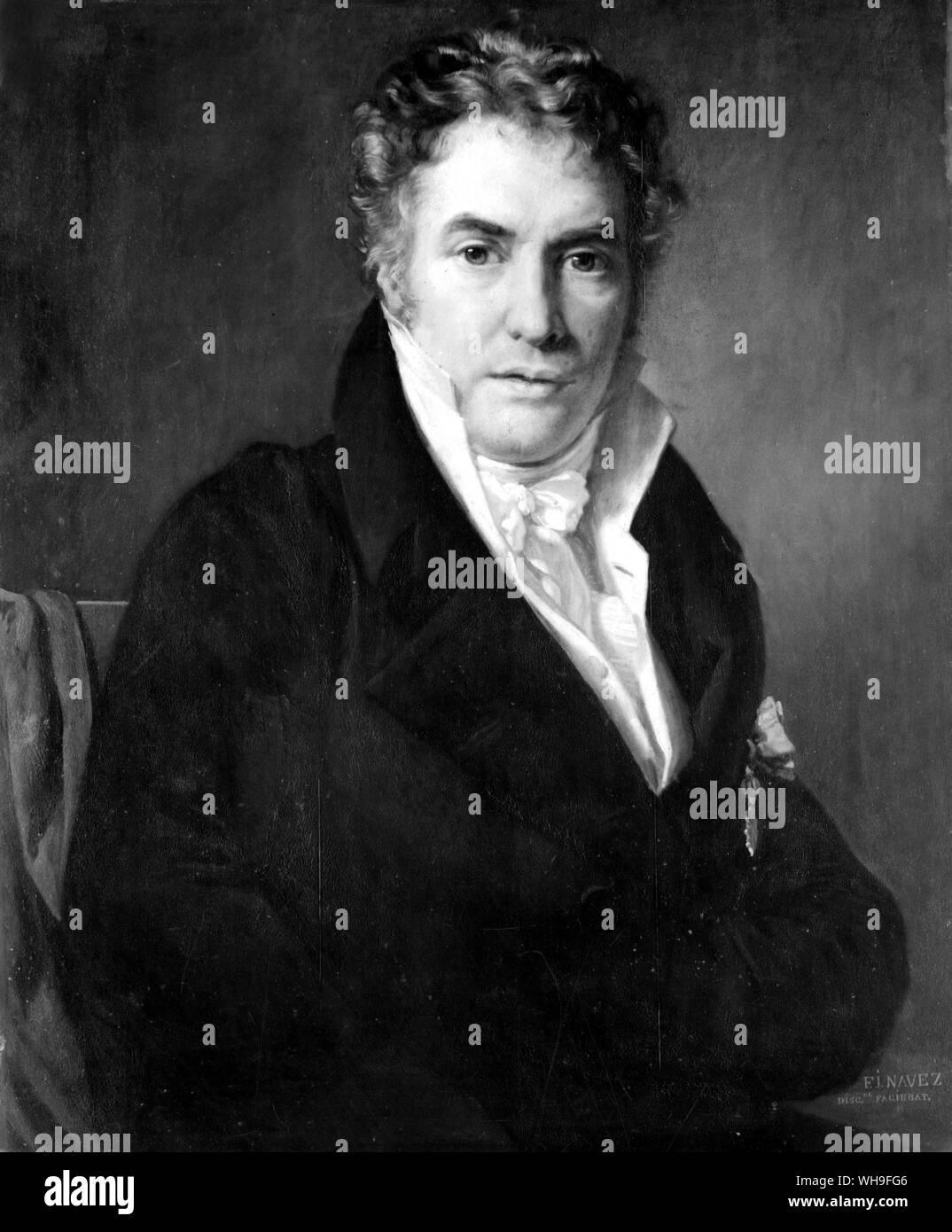 Jacques-Louis David (1748-1825), francese neo-pittore classico. Foto Stock