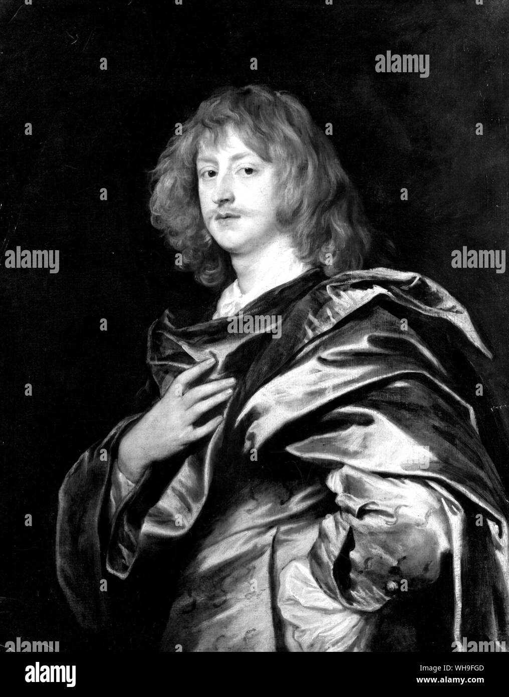 Ritratto di George Digby, 2° Conte di Bristol da Van Dyck. Foto Stock