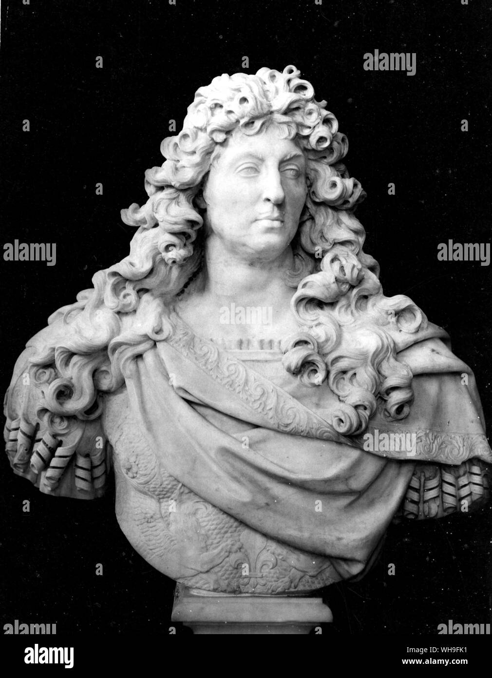 Louis XIV (chiamato il Re Sole) (1638-1715). Regnò in Francia dal 1643. Foto Stock