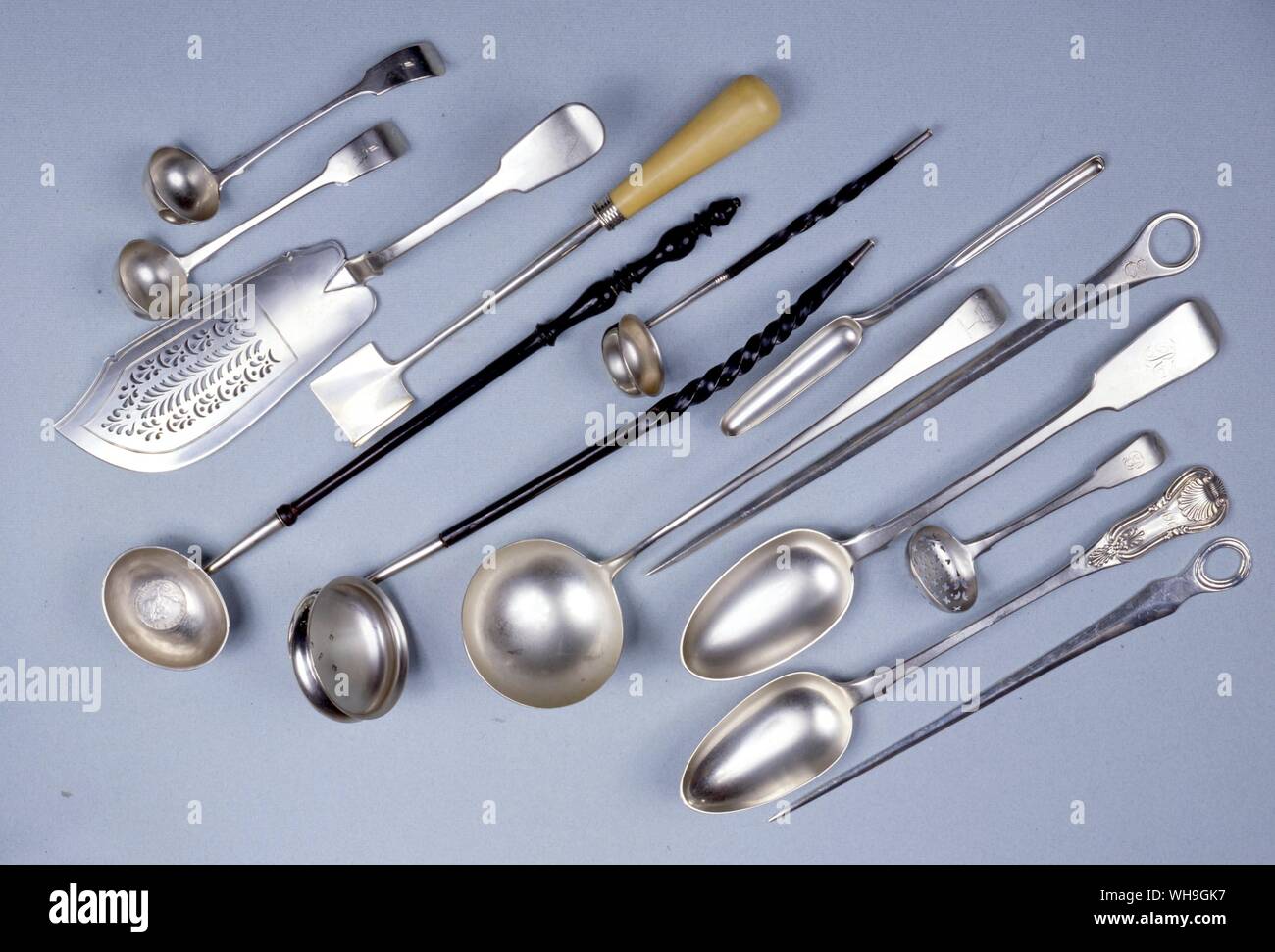 Antiquariato stoviglie Foto Stock