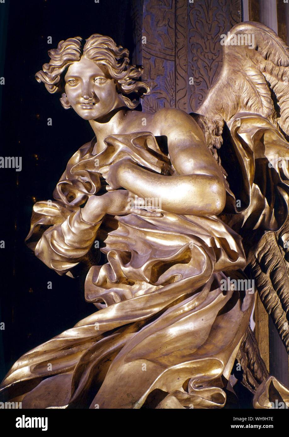 Angelo Tebernacle St Peters Cappella per l Adorazione Eucaristica Roma Foto Stock