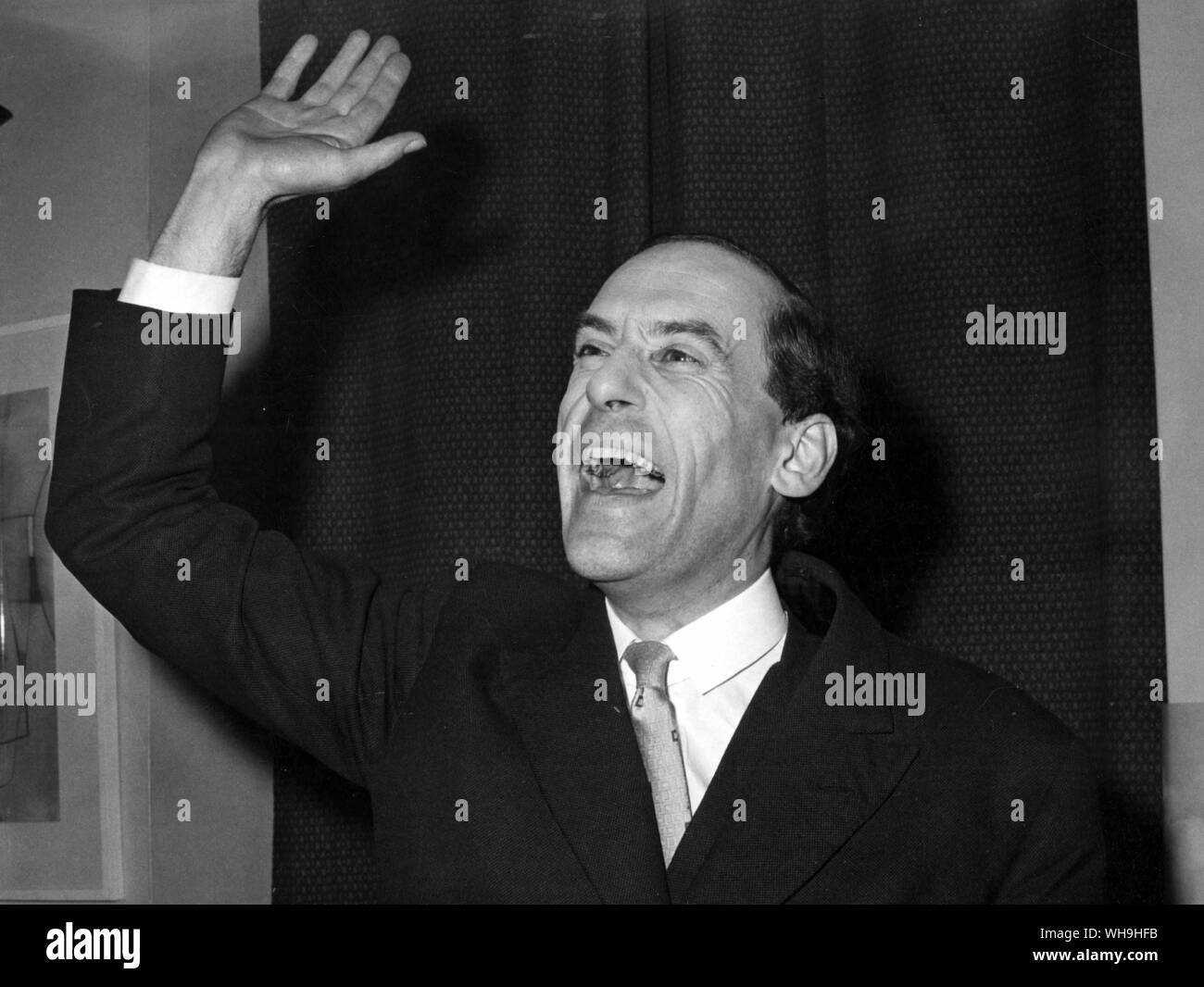 19 Gennaio 1967: Jeremy Thorpe (1929- ), inglese Partito Liberale politico come egli annuncia che egli è ora leader del partito in successione a Jo Grimond, che ha rassegnato le dimissioni. Foto Stock