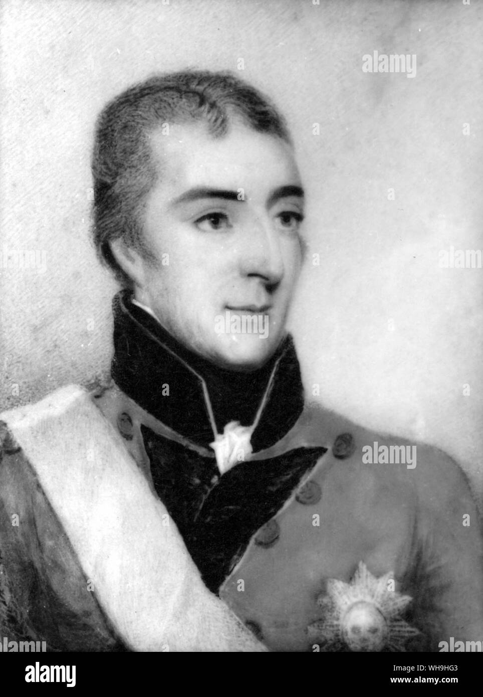 Primo Duca di Wellington (1769-1852), c.1804. Arthur Wellesley Wellington, soldato britannico e Tory politico. Foto Stock