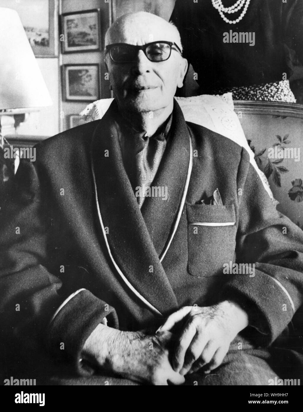 27 Settembre 1967: Il principe Felix Youssoupoff, di età compresa tra i 80 che morì nel 1967. Divenne famoso come l' uomo che ha ucciso Rasputin (Mad Monaco) nel 1916. Foto Stock