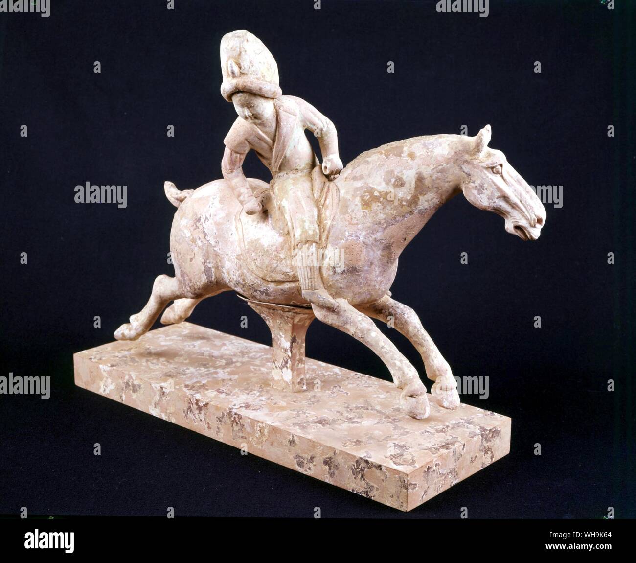 Scultura cinese ceramica Foto Stock