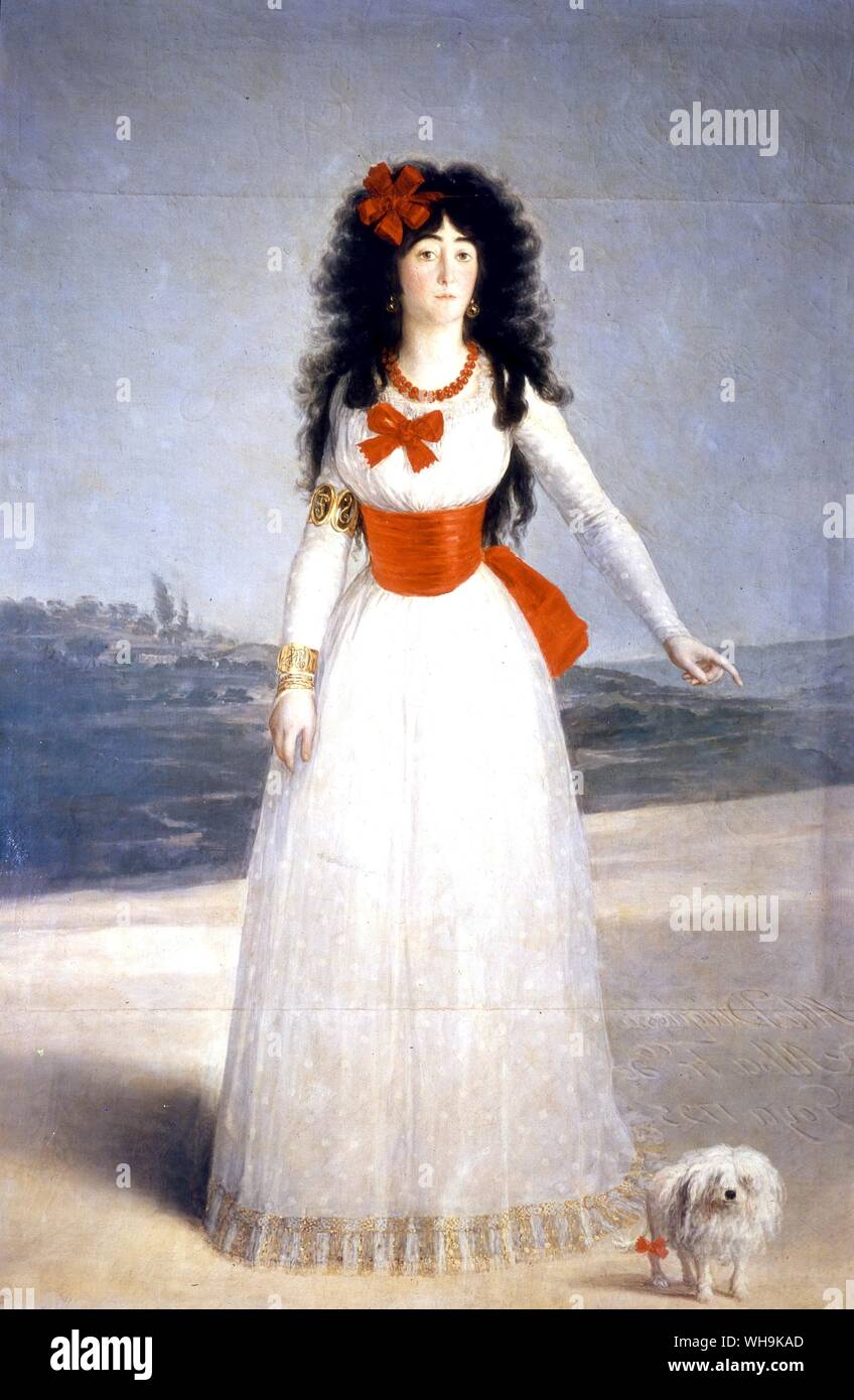 La duchessa di Alba 1795 Foto Stock