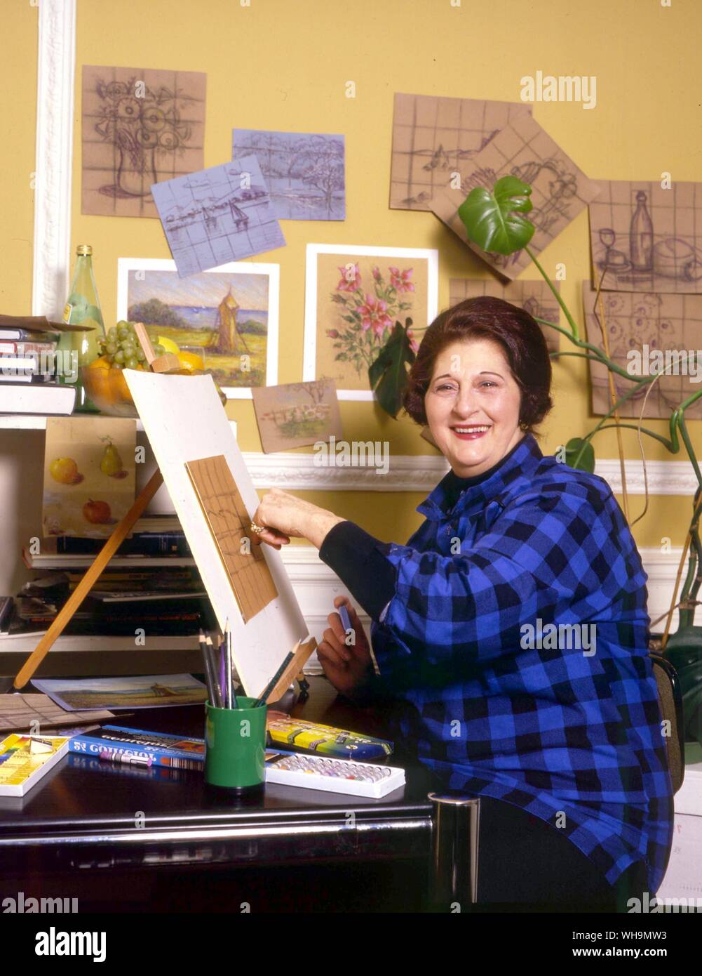 Studio dell'artista Foto Stock