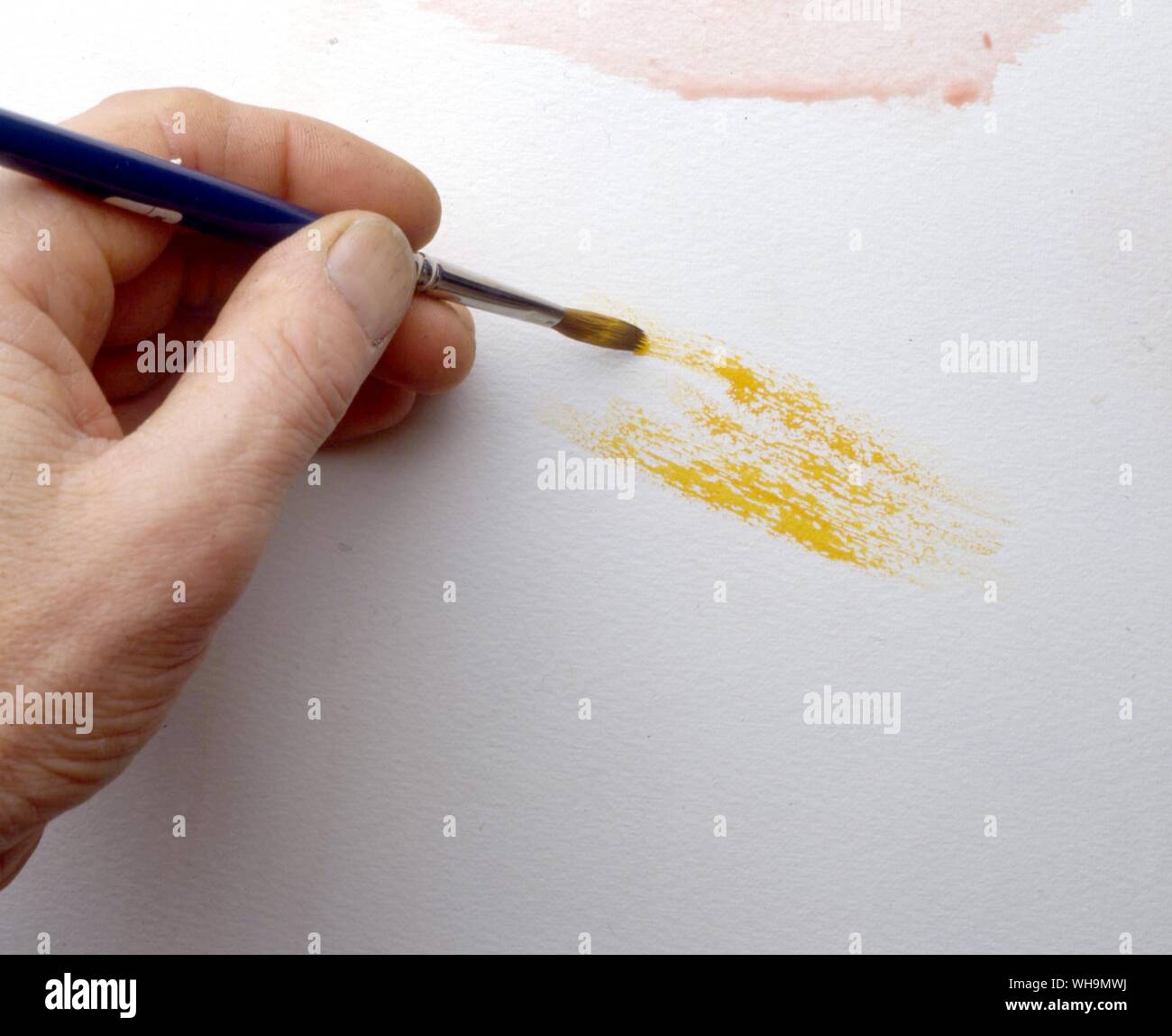 Pittura dell'artista Foto Stock