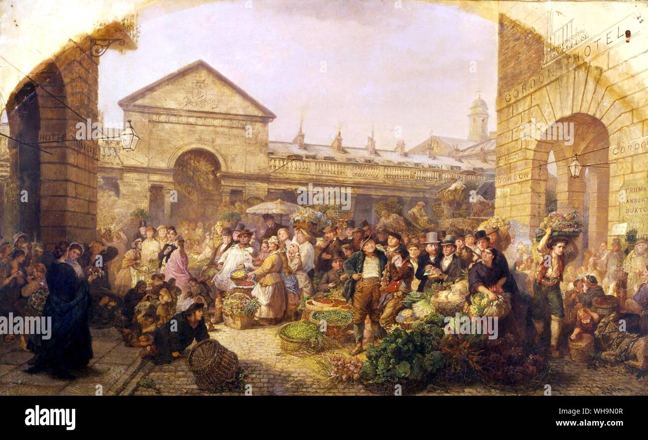 Il Covent Garden da Phoebus Levin 1864 Foto Stock