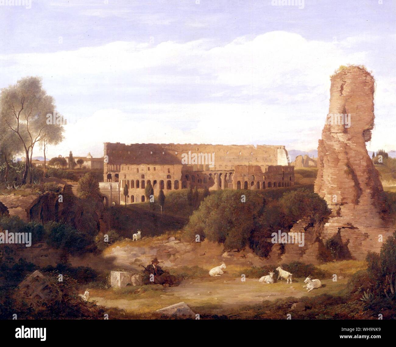 Il Colosseo da Sir Charles Eastlake 1822 Foto Stock
