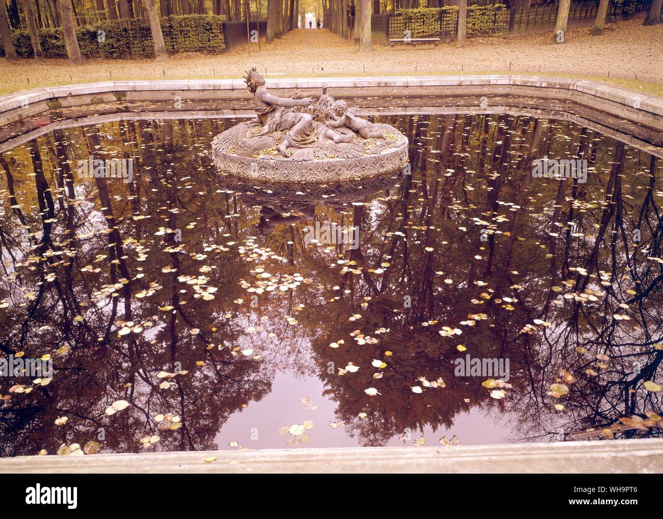 Autunno a Versailles Foto Stock