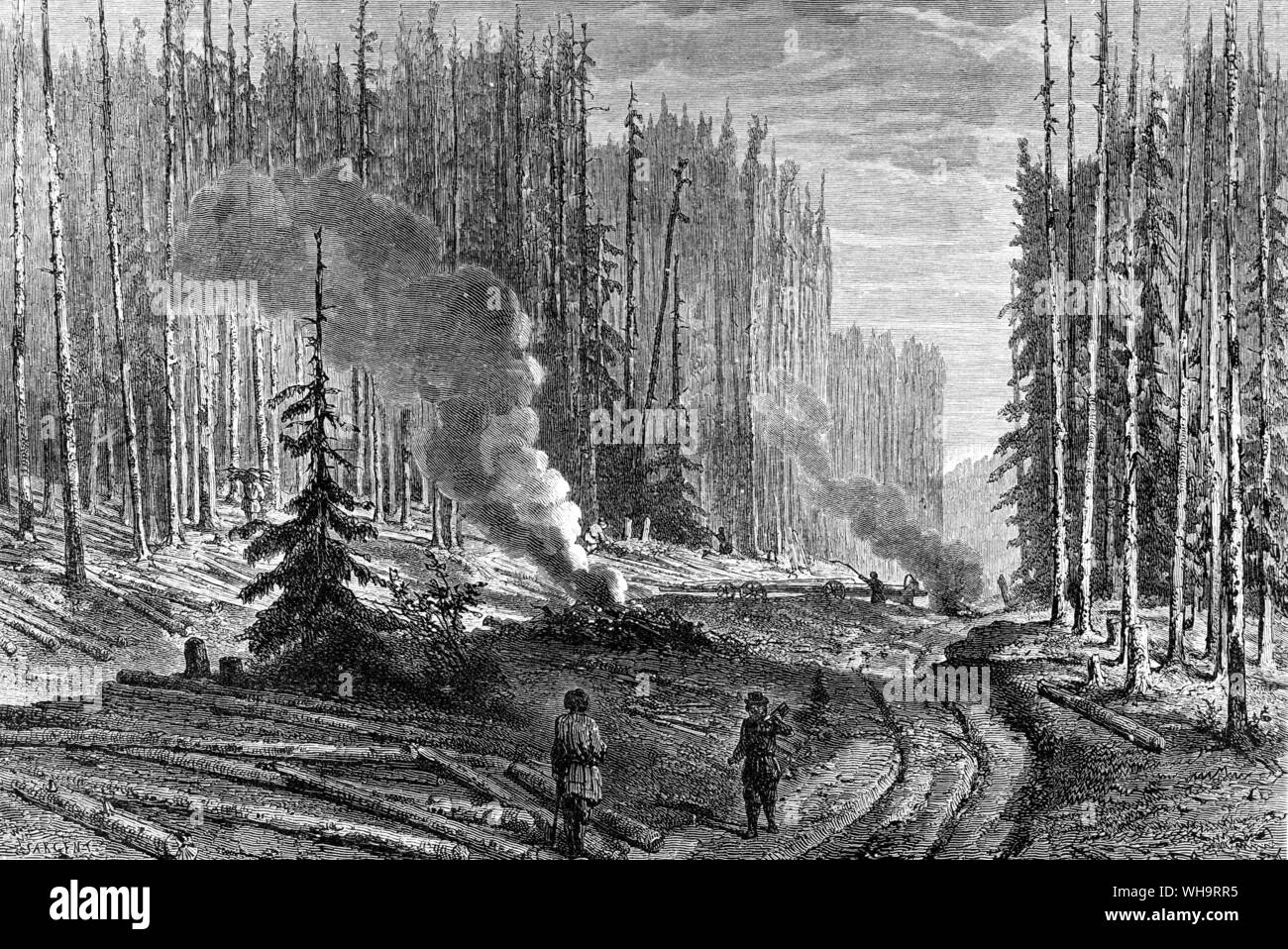 Da: 'De Parigi a Samarcanda e' da M. de Ujfalvy Bourdon. Foto Stock