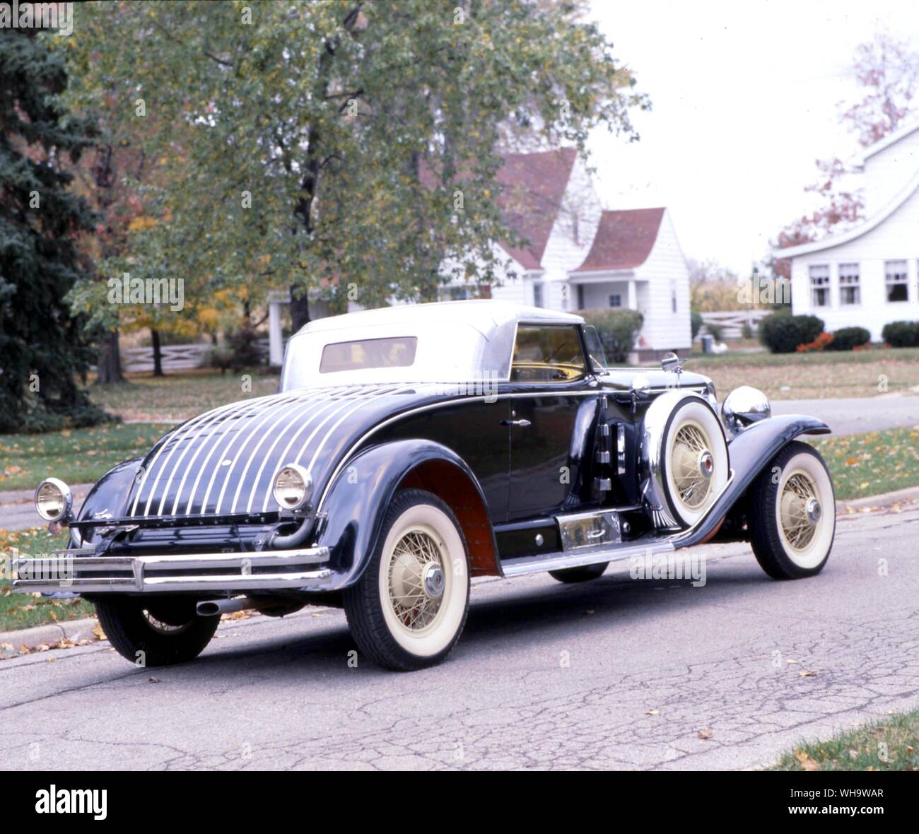 Modello 1931 J Duesberg con Murphy coupe corpo con un alluminio lucidato "hard-top' Foto Stock