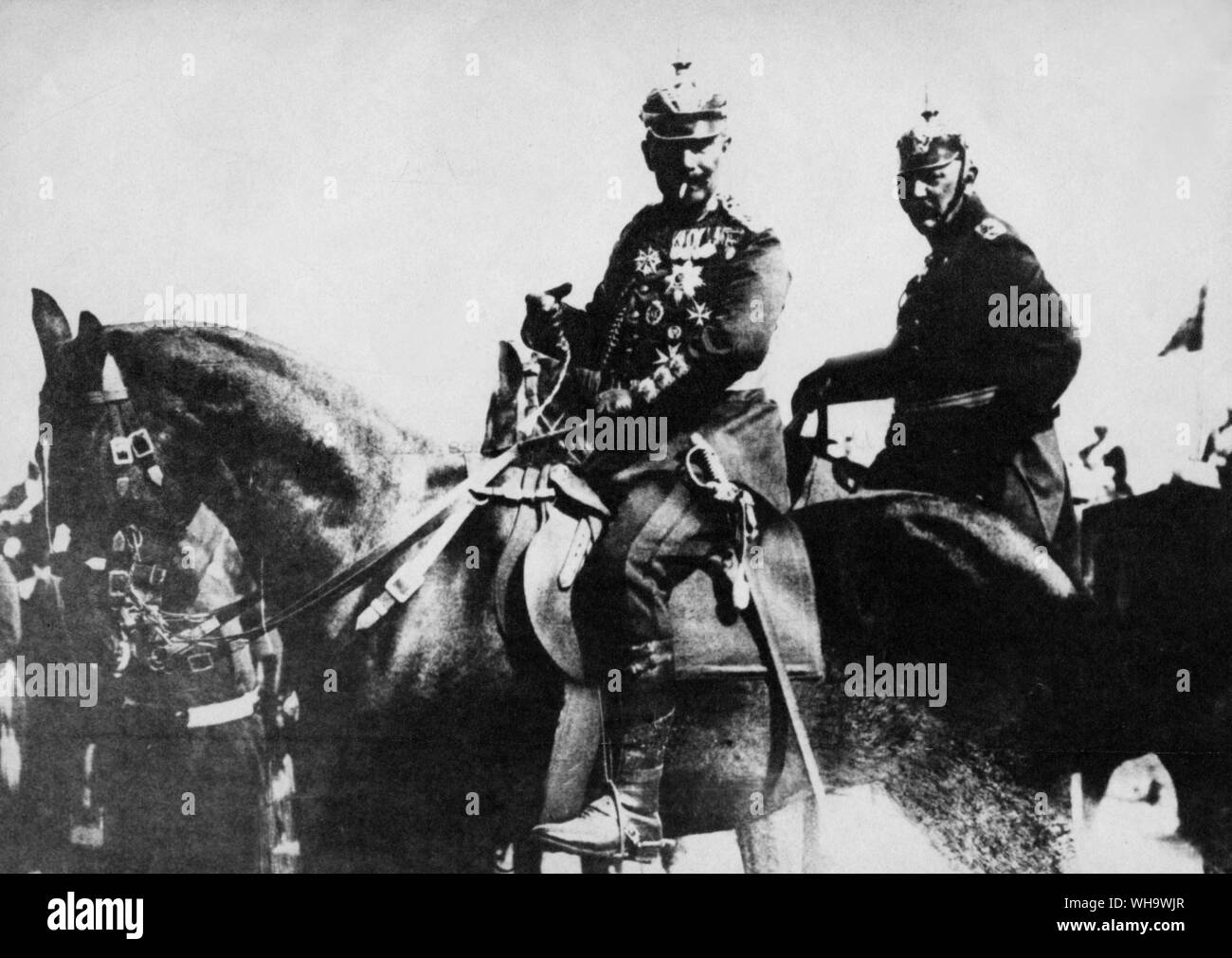 WW1/ Imperatore Guglielmo II (tedesco) 1859-1941. Foto Stock