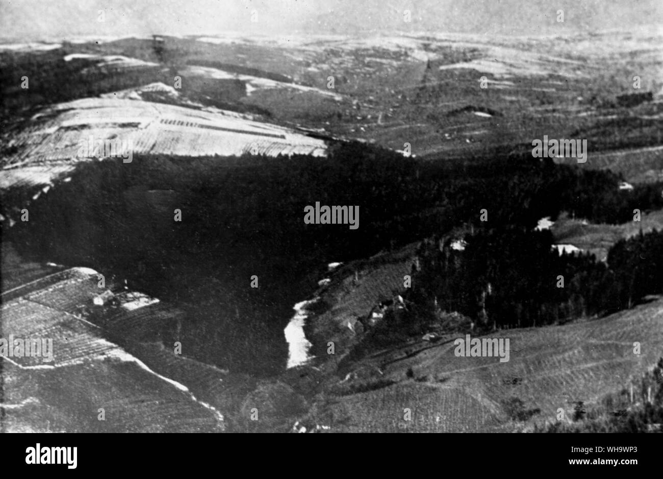 WW1/ campo di battaglia a Gorlica. Ungheria (?) Foto Stock