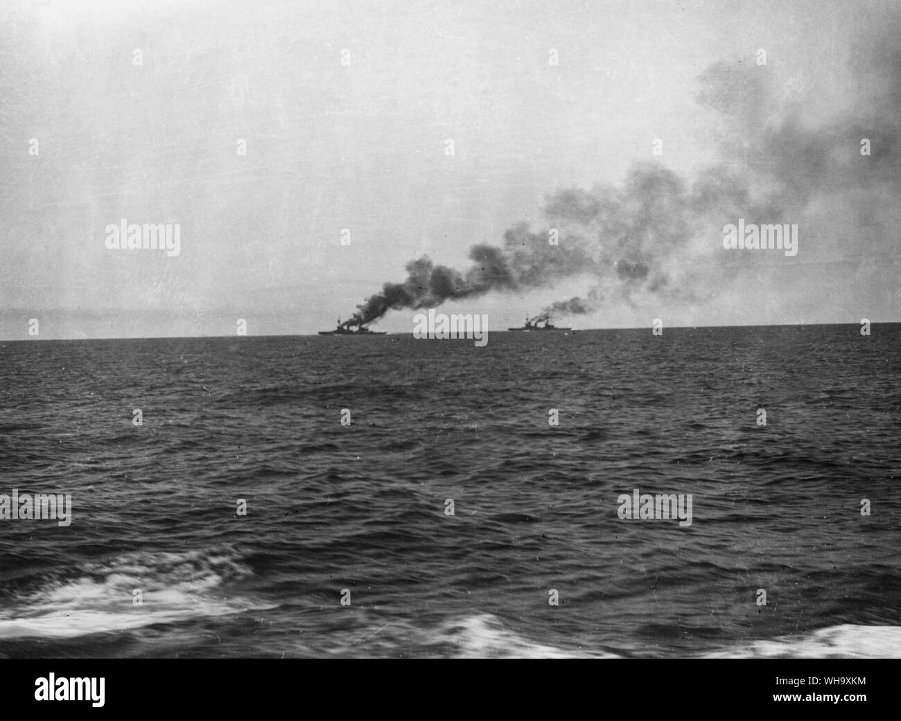 WW1: British battaglia incrociatori, invincibile e inflessibili. Foto Stock