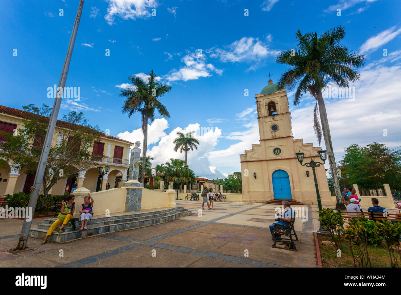 Vinales Chiesa, patrimonio mondiale dell UNESCO, Vinales, Pinar del Rio Provincia, Cuba, West Indies, dei Caraibi e America centrale Foto Stock