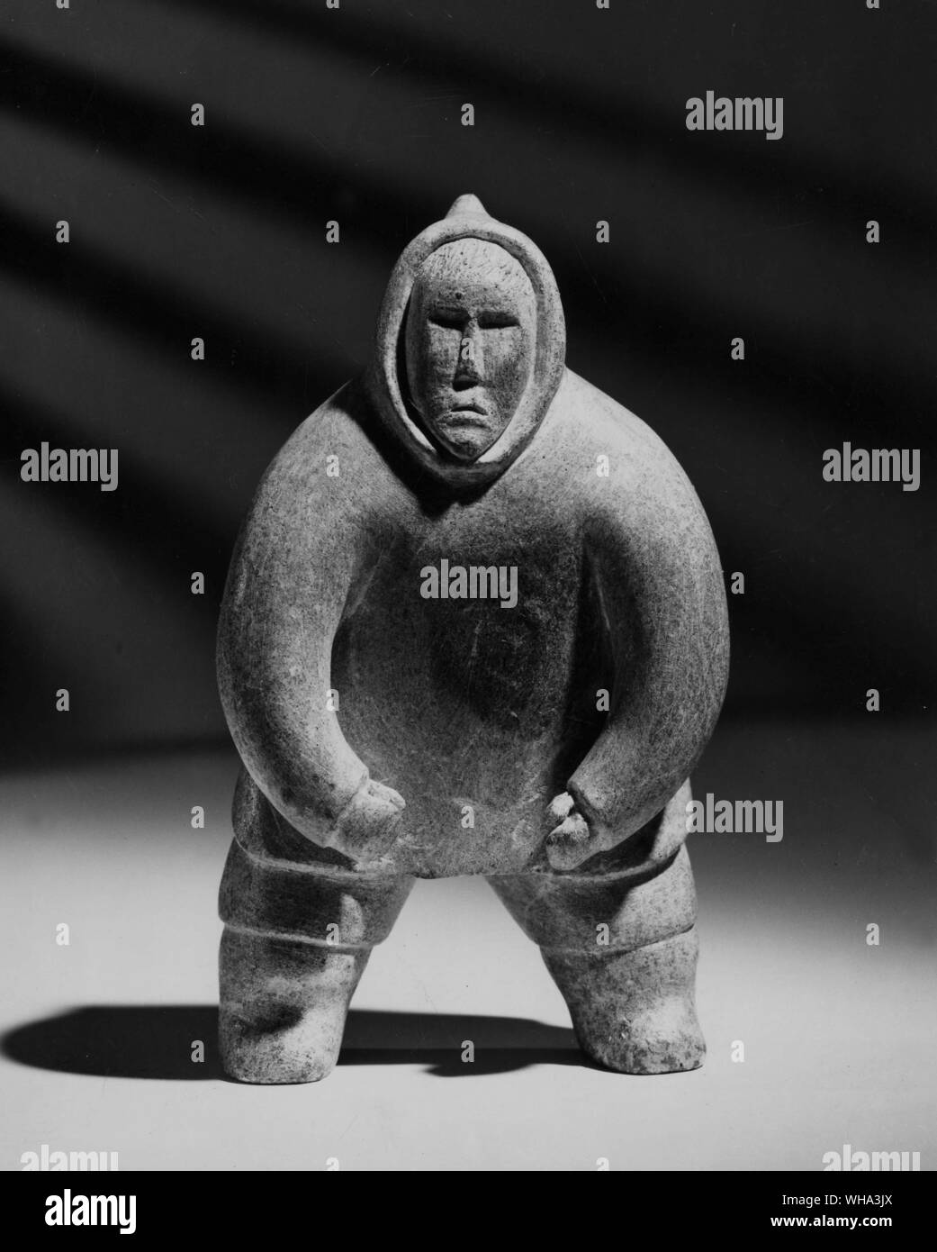 A nord la cultura americana: Figura in pietra. Foto Stock