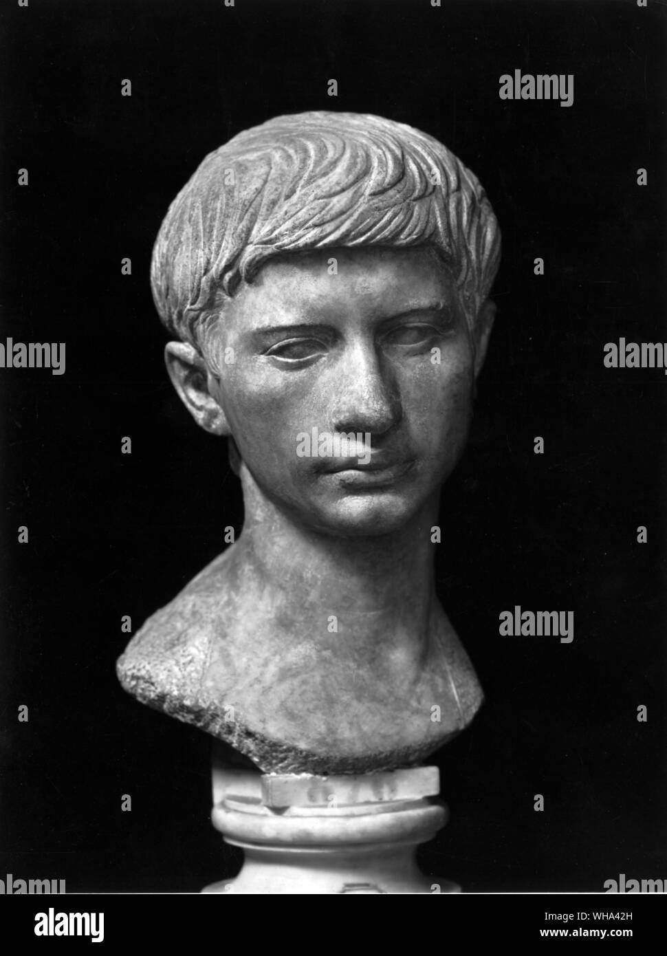 Decimus Giunio Bruto II 138 annuncio console romano patrono della letteratura Foto Stock