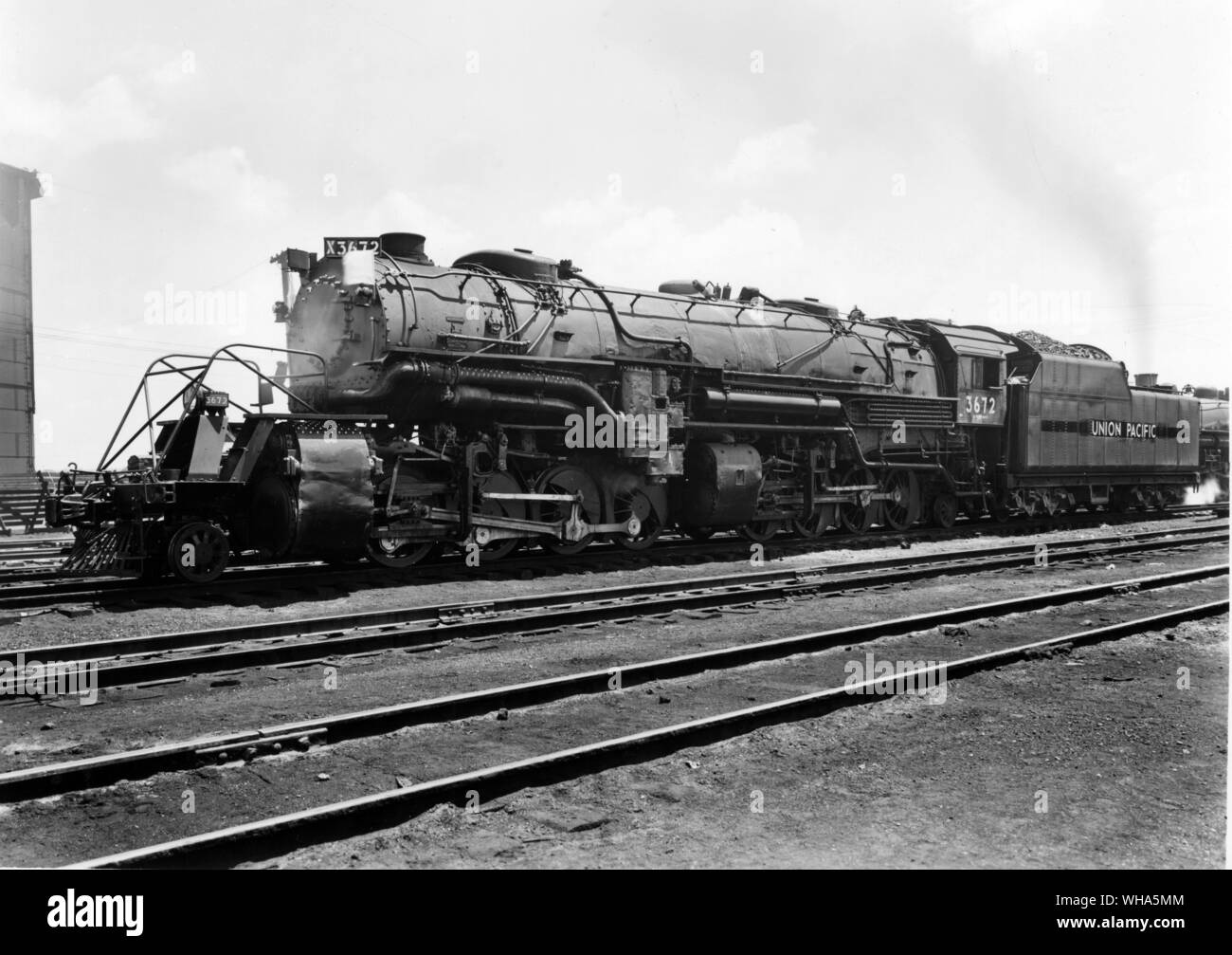 Mallet classe locomotiva a vapore. Acquistato dalla Union Pacific Railroad company da Norfolk & Western per il Servizio helper fuori di Cheyenne, Wyoming. Prima di tipo costruito nel 1910 per il servizio merci Foto Stock