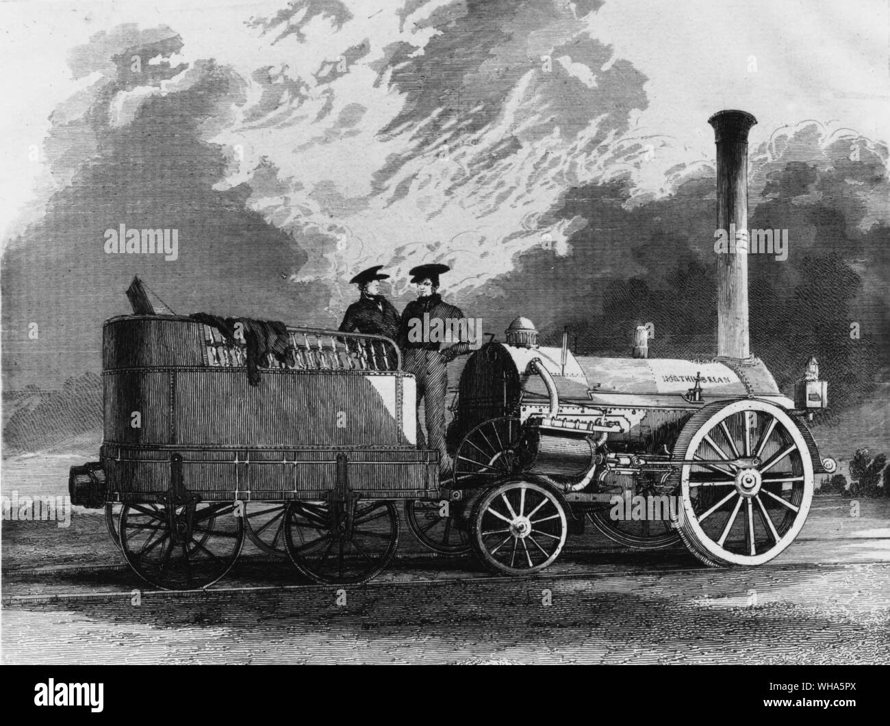 Il motore Northumbrian. 1830 Foto Stock