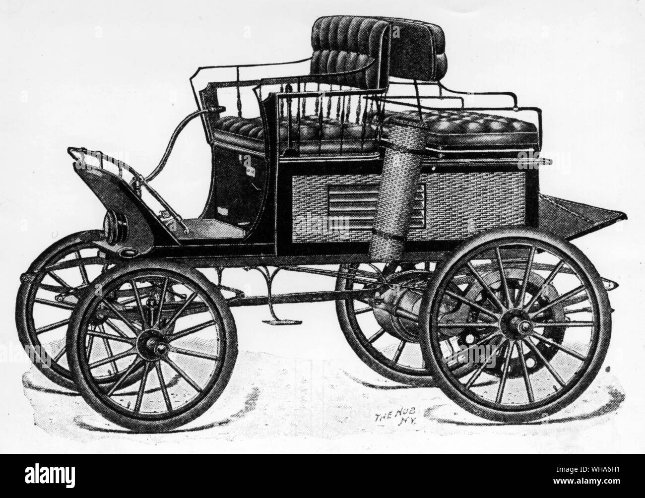 1900 American auto elettrica. American Veicolo elettrico Co 1899-1902 Foto Stock