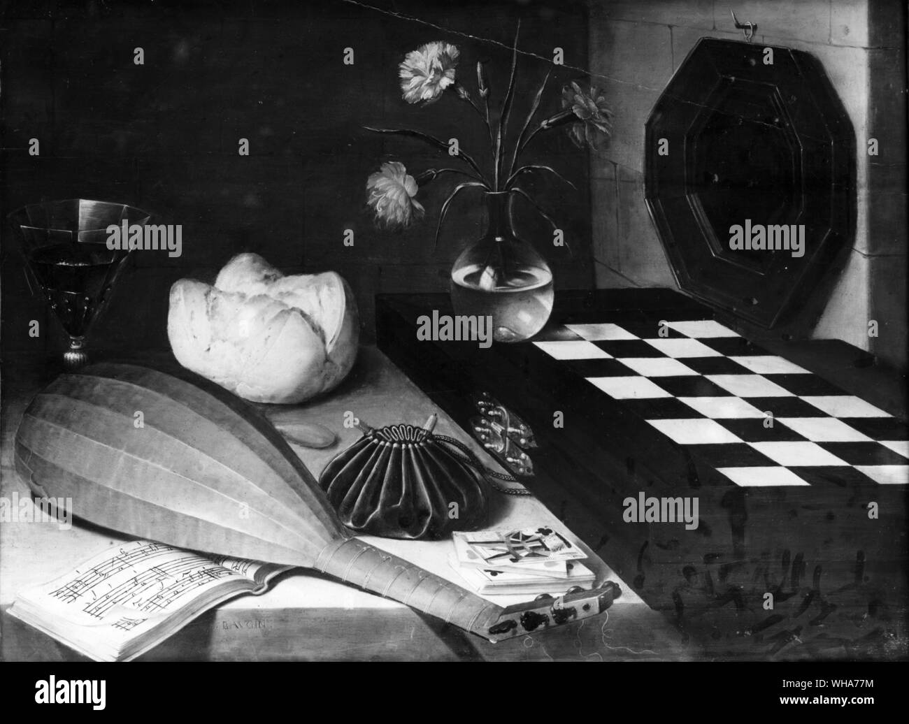 Ancora in vita. da Baugin Foto Stock