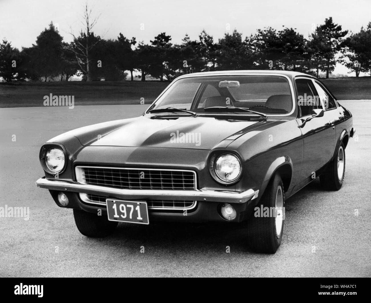 1971 Chevrolet Vega 2.3 litro coupe Foto Stock