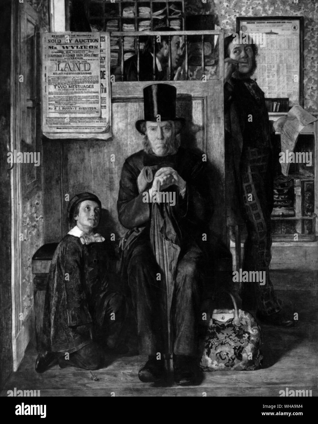 In attesa di un parere legale. 1857. Foto Stock