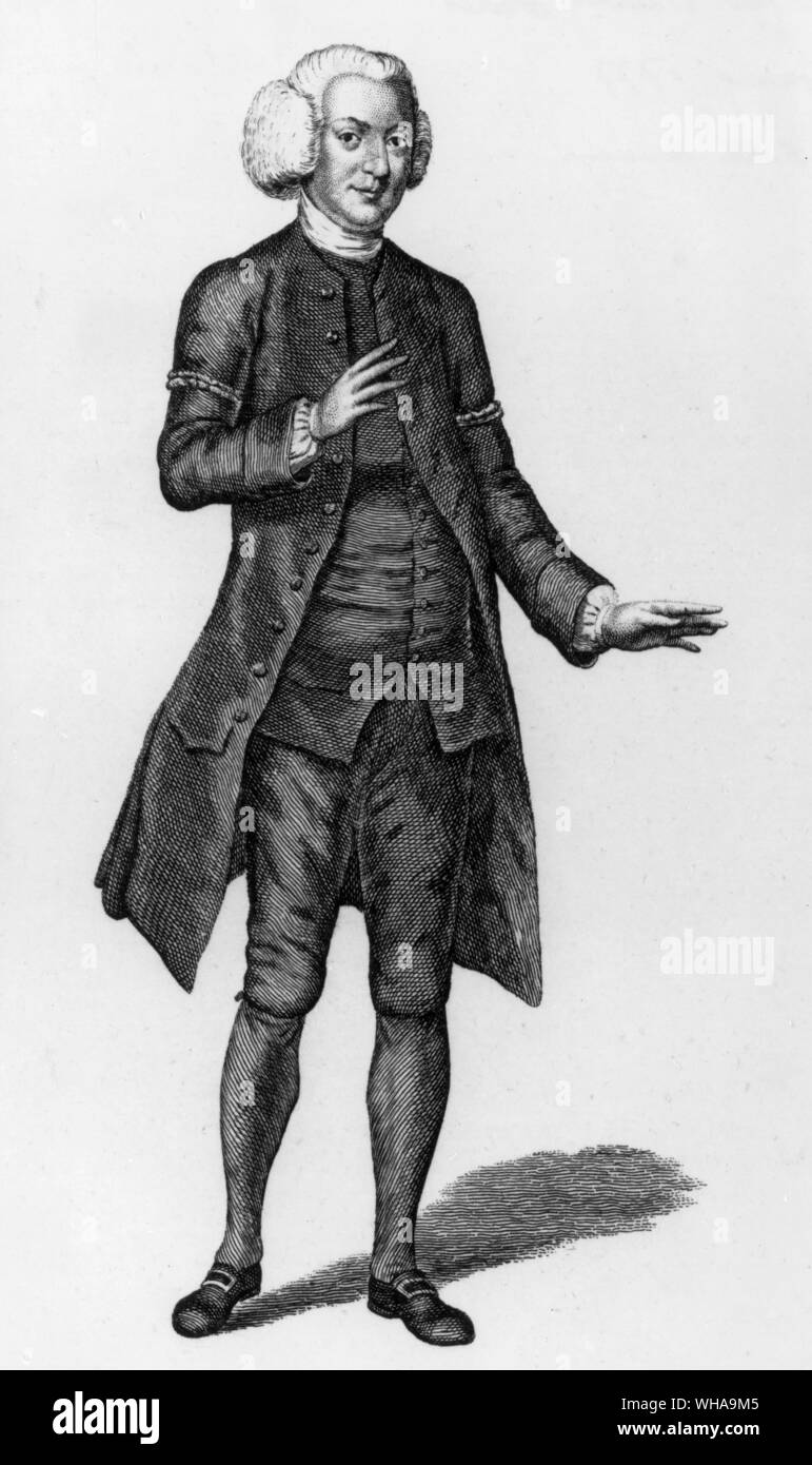 Il reverendo dottor William Dodd. Preso dalla vita in Newgate la mattina della sua esecuzione. 1777 Foto Stock
