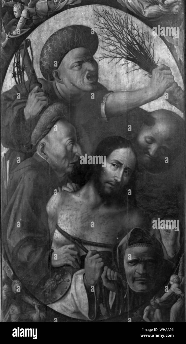 La Flagellazione. Copia dopo Hieronymus Bosch Foto Stock