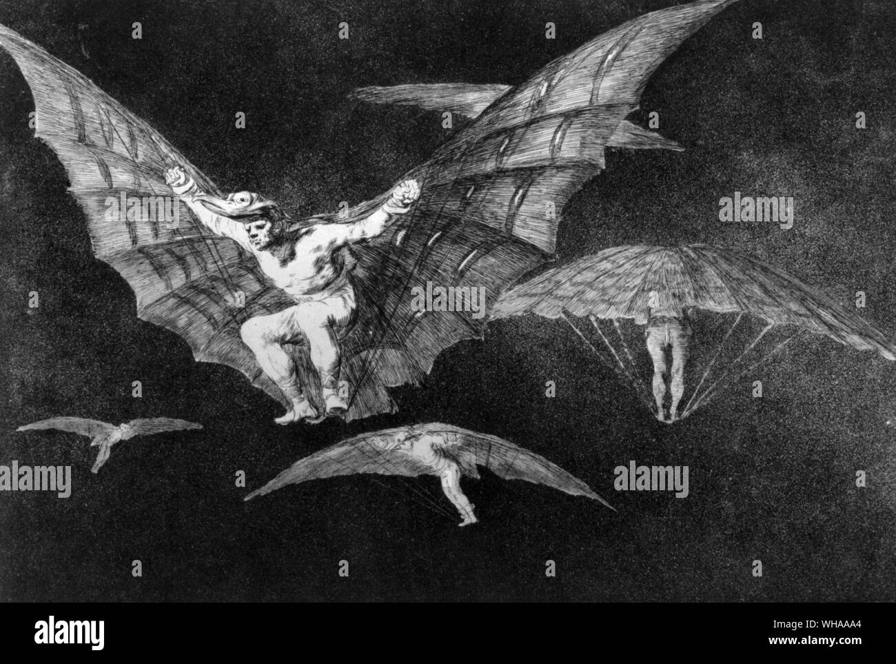 Goya : proverbi. Dove vi è una volontà esiste un modo. . Foto Stock