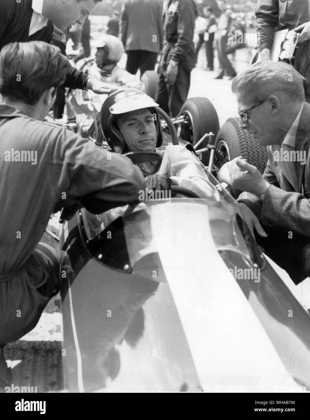 Jim Clark il pilota da corsa che è stato ucciso durante una gara Foto Stock