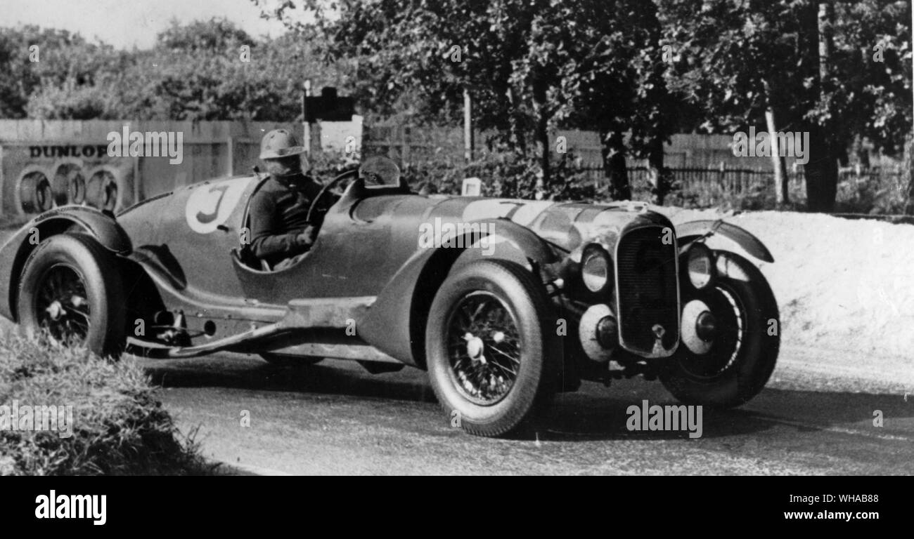 Uno dei Lagunda V-12s a Le Mans nel 1939 Foto Stock