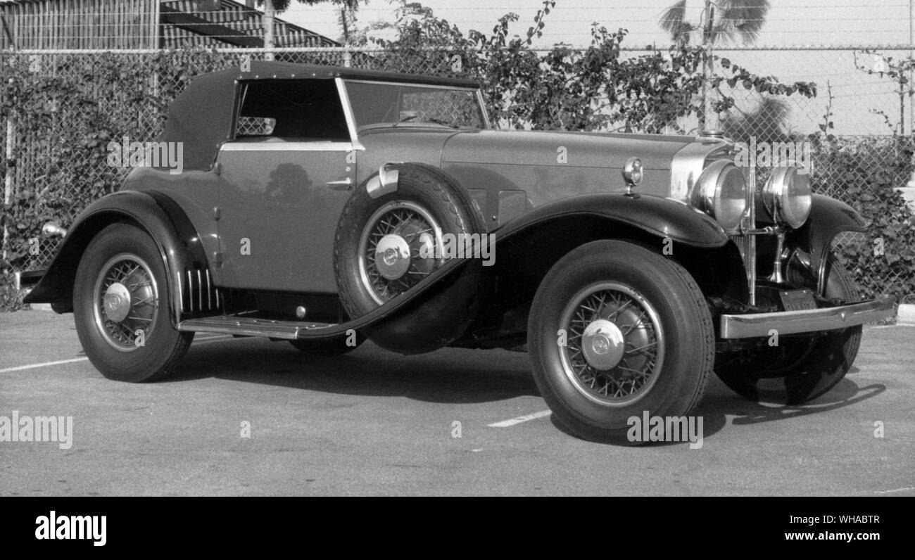 Stutz 1932. DV 32 Super Orso Cat modello con doppia camma di sovraccarico motore. Telaio corto. Cabrio coupe corpo da Murray Foto Stock
