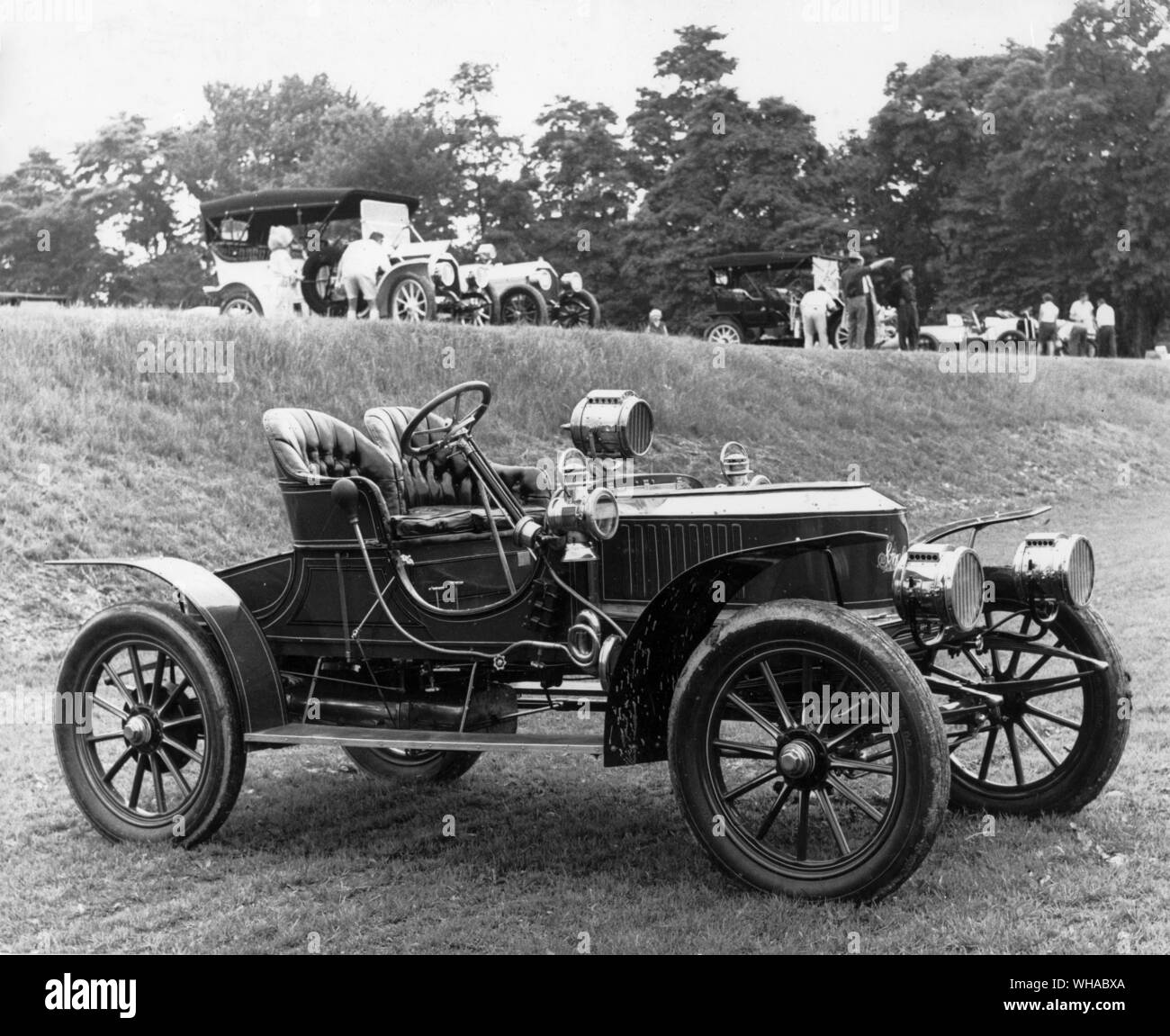 1908 Stanley Sciur Speedy Roadster posseduto dal Sig. Carl Ansley di san Tommaso in Pennsylvania Foto Stock