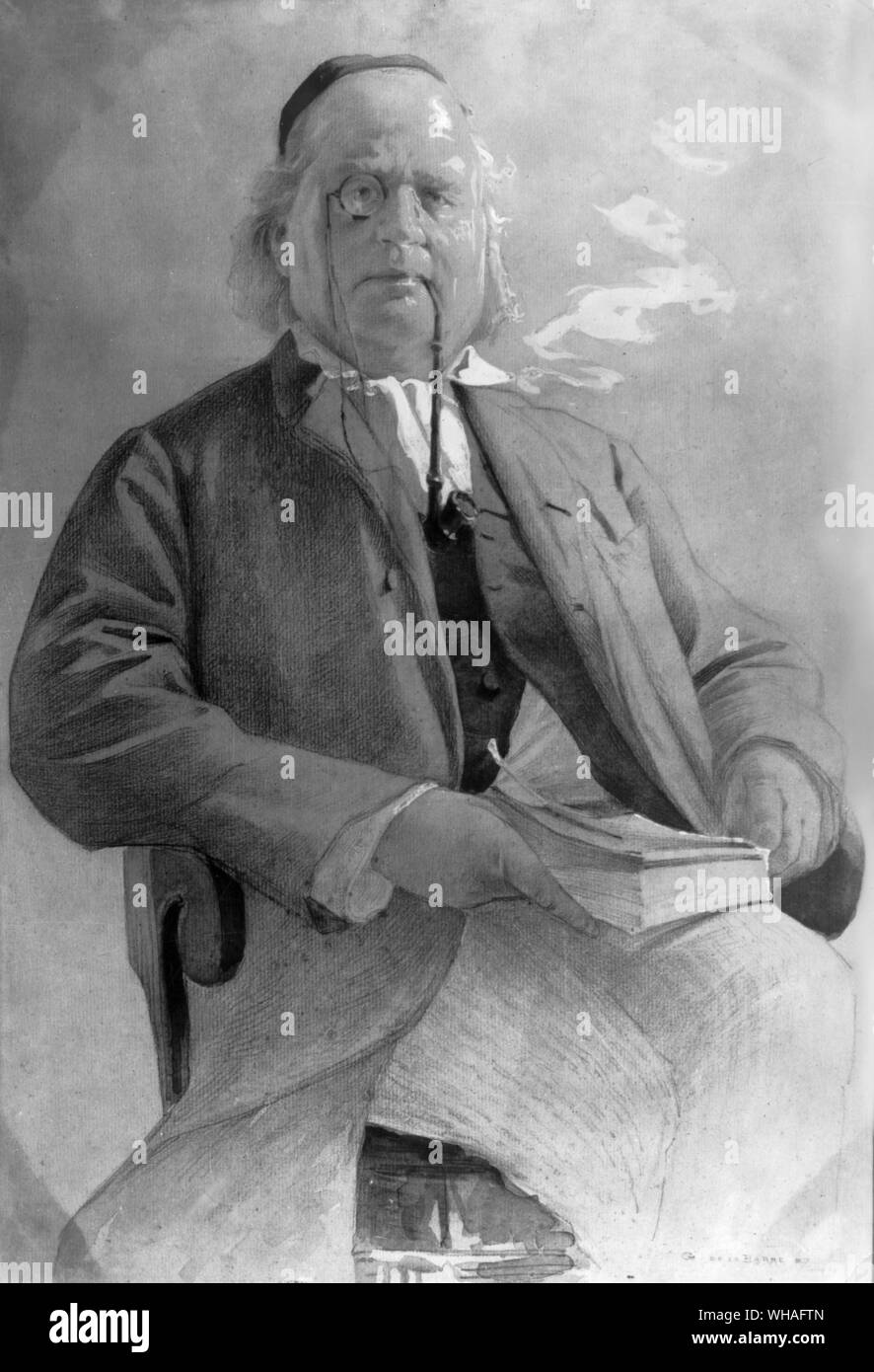 Leconte de Lisle, poeta francese. Egli era nato sull'Oceano Indiano Isola della Riunione e si stabilì a Parigi nel 1846. Ha giocato una parte importante nel formulare gli obiettivi del anti-gruppo romantico Les Parnassiens e divenne il loro leader riconosciuto. Il suo lavoro, caratterizzato da classico la regolarità e la perfezione della forma, trasse ispirazione dal mondo antico; esso include Poèmes antiques/poemi antichi (1852), Poèmes barbares/Barbaro poesie (1862), e Poèmes tragiques/tragico poesie (1884). Sebbene egli ha propugnato impassivity, le sue poesie esprimono una consapevolezza pessimistica del transitoriness delle cose.. Foto Stock