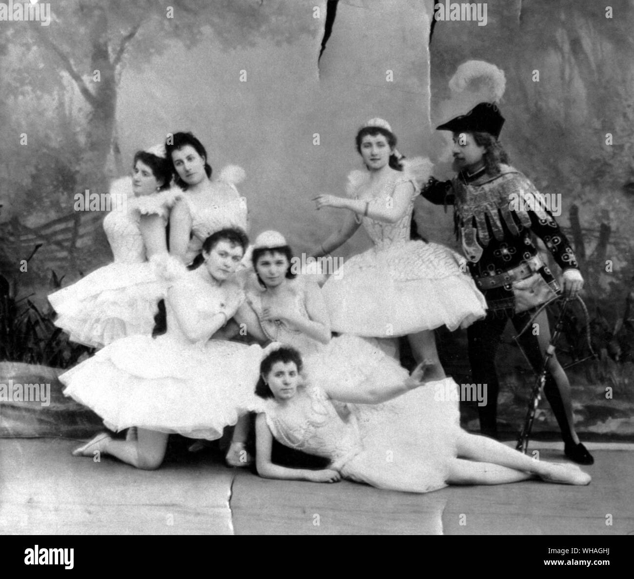 Inizio prestazioni di Swan Lake . Conservatorio di Leningrado Foto Stock