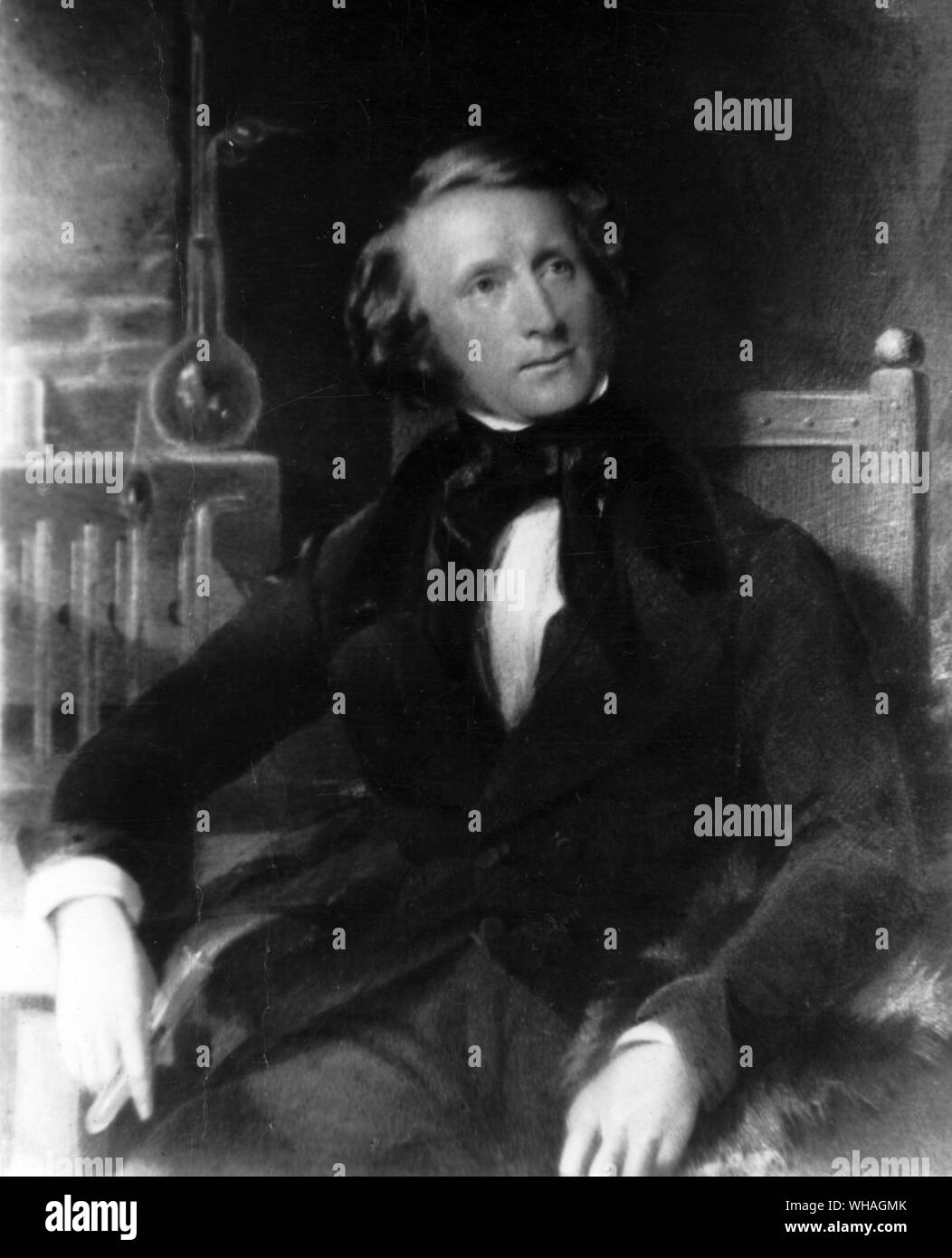 Alexander Parkes, inventore del 'Parkesine', un inizio di plastica.. . Parkes, Alexander inglese chimico e inventore  1813-1890 . . Alexander Parkes a partire da un disegno a matita . Alexander Parkes è nato nel 1813, la quarta di 8 bambini. Egli fu apprendista di un ottone fondatori, poi unire Elkington, Mason & Co. come direttore di un dipartimento di colata. Un prolifico inventore, ha preso il più di 80 brevetti per la maggior parte legati alla metallurgia.. . . Foto Stock