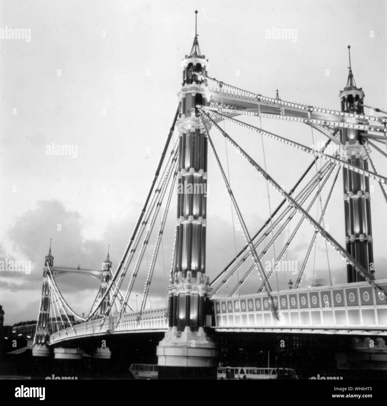 Albert Bridge. Londra Foto Stock