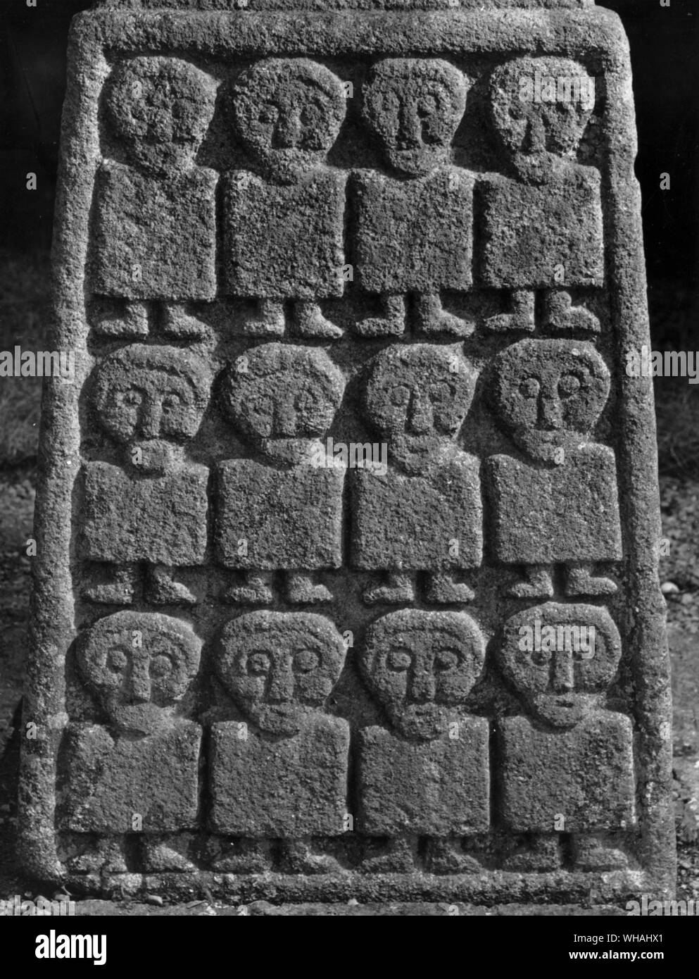 Dodici apostoli. Elevata Cross Moone. Foto Stock