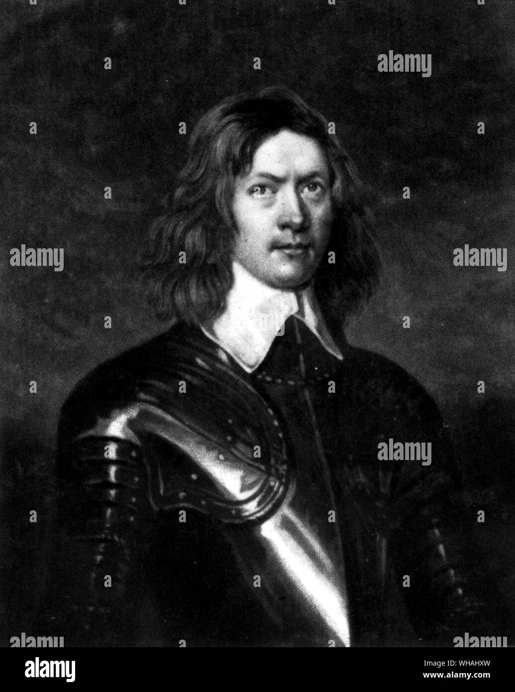 John Hampden . Ucciso nella battaglia di campo Chalgrave Oxfordshire da un Foto Stock