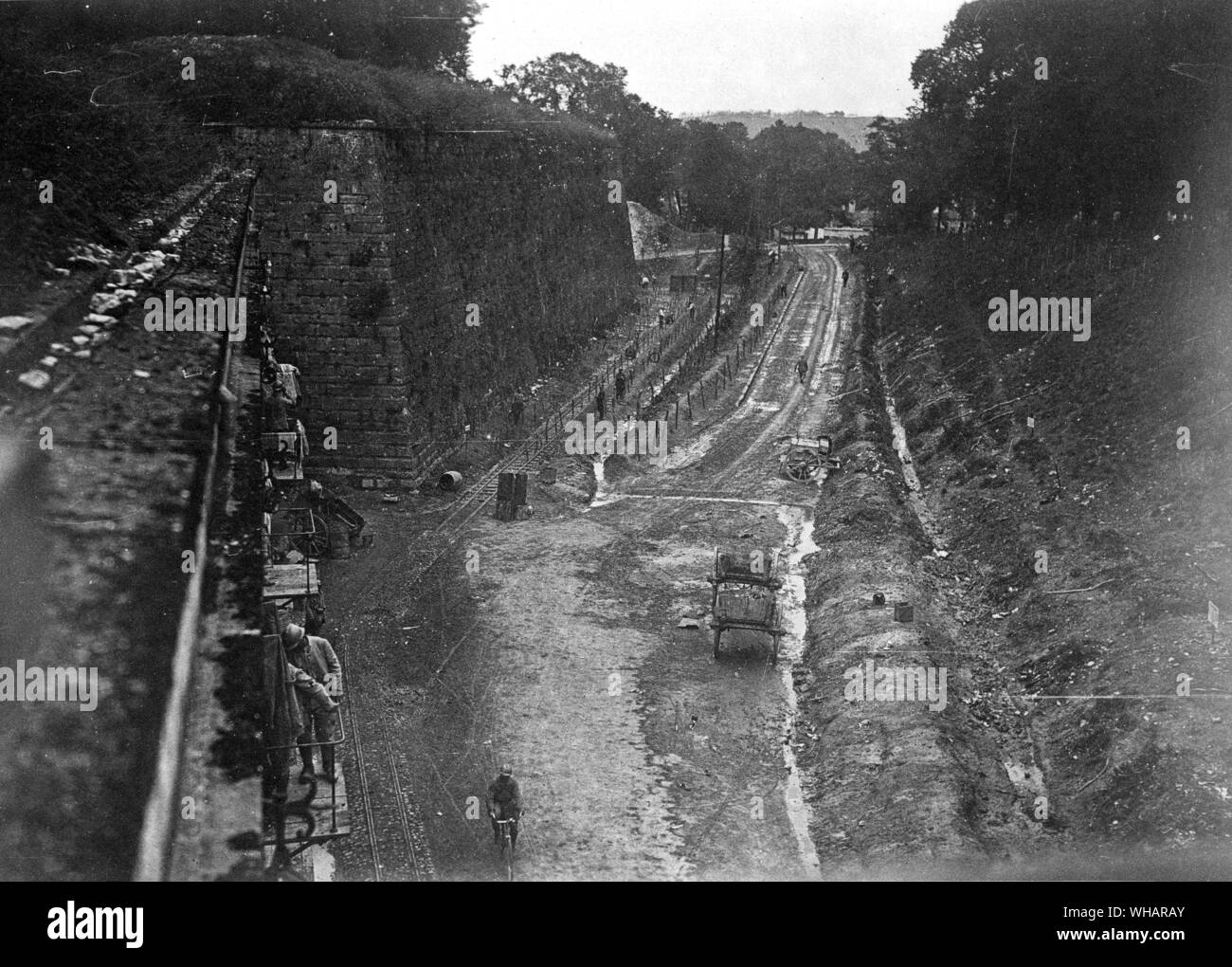 Verdun. La cittadella . Organizzazione difensiva. 6 Luglio 1916 Foto Stock