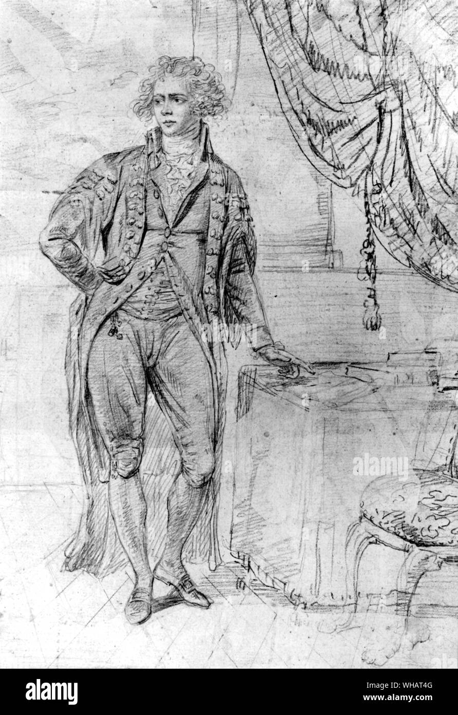 William Pitt 1759-1806. Il primo ministro. Isaac Cruickshank Foto Stock